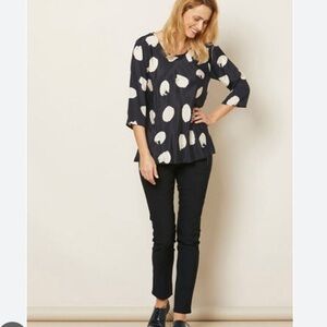 MASAI CLOTHING Kia Bold Spot Print Top viscous size L​